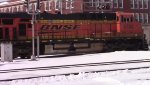 BNSF coal train DPU